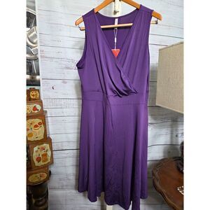 Poseshe Plus Size Women's Sleveless Dress